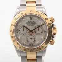 ロレックス コスモグラフデイトナ 116523NG SS×YG AT シェル文字盤