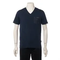 プラダ コットン×ポリウレタン Tシャツ 22年 ネイビー ＡＢランク
