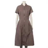 エルメス コットン ワンピース 23AW ベージュ ＡＢランク