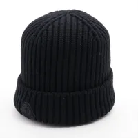 モンクレール BERRETTO TRICOT ウール ニットキャップ ブラック ＡＢランク