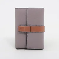 ロエベ スモールバーティカルウォレット レザー コンパクト