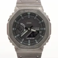 カシオ Gショック GM-B2100 SS ソーラー 黒文字盤 Ａランク