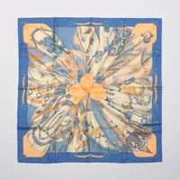 楽天市場】美品 HERMES エルメス カレ90 Soleil de Soie シルク
