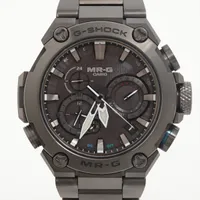 カシオ Gショック MRG-B2000B-1A1JR TI ソーラー 黒文字盤 Ａランク