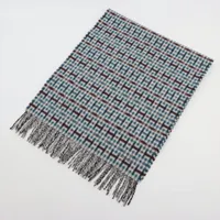 売り尽くし【美品】カシミヤマフラー ボルドー エルメス カシュミー Cashmee ベーシックウェーブ カシミヤ マフラー