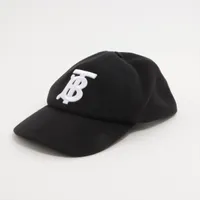 バーバリー TBロゴ コットン キャップ ブラック ＡＢランク