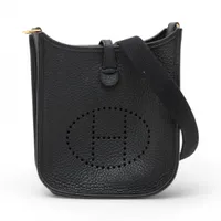 エルメス エブリン16 TPM トリヨンクレマンス ブラック ゴールド金具 ＡＢランク