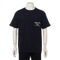 ディオール コットン×ウール Tシャツ ネイビー