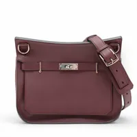 エルメス ジプシエール28 ヴォースイフト プルーン シルバー金具