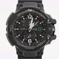 カシオ Gショック GW-A1100-1A3JF SS×ラバー ソーラー 黒文字盤 Ａランク