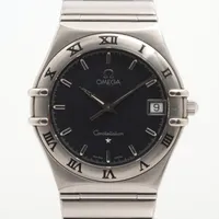 オメガ コンステレーション 1512.40 SS QZ グレー文字盤