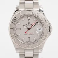 ロレックス ヨットマスター 168622 SS×PT AT シルバー文字盤