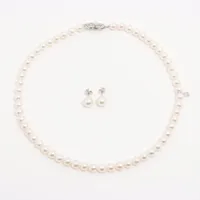 ミキモト パール K18(WG) ＡＢランク