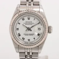 ロレックス デイトジャスト 69174 SS×WG AT 白文字盤
