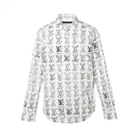 ルイ・ヴィトン LVロゴ コットン シャツ 21SS XXL ホワイト