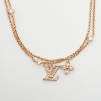 ヴィトン ネックレス レディLV M01845 GP ネックレス TE4214 ゴールド