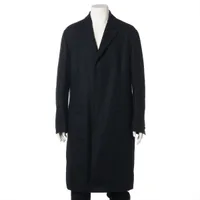 ヴィトン ウール×カシミヤ コート 18AW ブラック ＡＢランク
