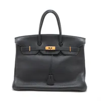 エルメス バーキン35 トゴ ブラック ゴールド金具