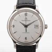 ジャガールクルト マスターコントロール 140.8.89 SS×革 AT シルバー文字盤