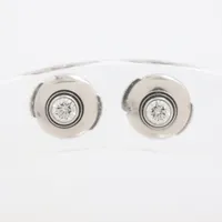 カルティエ エングレーブド 2P ダイヤ リング Pt950 55 AB