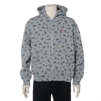 シュプリーム コットン×ポリエステル パーカー 23AW グレー ＡＢランク