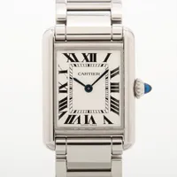 カルティエ タンクマストSM WSTA0051 SS QZ シルバー文字盤