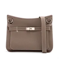 エルメス ジプシエール28 トリヨンクレマンス エトゥープ シルバー金具 ＡＢランク