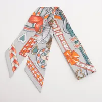 エルメス　ツイリー　アルネ・ドゥ・クール　ホワイト　スカーフ エルメス ツイリー HARNAIS DE COEUR アルネドゥクール スカーフ