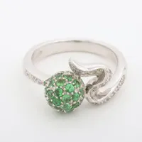 ゾッカイ 色石 ダイヤ 750(WG)