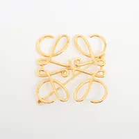 ロエベ アナグラム GP ブローチ ゴールド×シルバー Aランクの