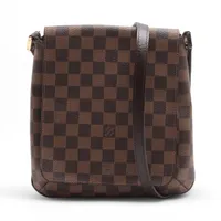 美品 ルイ ヴィトン LOUIS VUITTON ダミエ ミュゼット サルサ ロング ショルダー バッグ エベヌ N51300 ゴールド 金具 90316559 LOUIS VUITTON】ルイヴィトン『ダミエ ミュゼット サルサ ロング