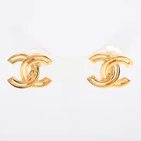 シャネル CHANEL イヤリング ココマーク メタル シルバー