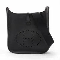 エルメス エブリン2 29 PM ヴォーエプソン ブラック シルバー金具 Ａランク