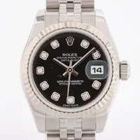 ロレックス デイトジャスト 179174G SS×WG AT 黒文字盤