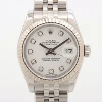 ロレックス デイトジャスト 179174G SS×WG AT 白文字盤