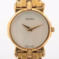 グッチ 3400L GP QZ シェル文字盤