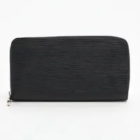 ヴィトン エピ ジッピーウォレット M61857 ラウンドジップウォレット ノワール ＡＢランク