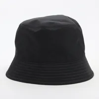 プラダ バケットハット コットン×ナイロン ハット ブラック AB