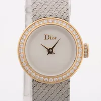 クリスチャンディオール ラ ディ ドゥ ディオール CD040120 SS×YG QZ シェル文字盤