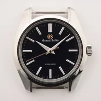 グランドセイコー ヘリテージコレクション スプリングドライブ 44GS 55周年記念限定モデル 月天心 SBGY009 SS 手巻き 青文字盤 Ａランク