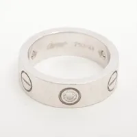 カルティエ ラブ ハーフ ダイヤ 750(WG)