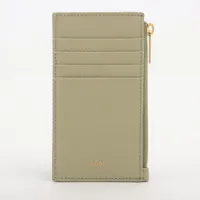 極美品✨セリーヌ フラグメントケース コインケース ロゴ レザー グレー SummerSALE開催! 8/9～8/18 10時迄!】CELINE セリーヌ ロゴ