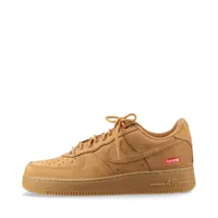 ナイキ×シュプリーム AIR FORCE 1 LOW SP ヌバックレザー スニーカー ブラウン Ａランク