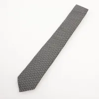 ディオール オブリーク シルク ネクタイ グレー ＡＢランク