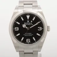 ロレックス エクスプローラーⅠ 214270 SS AT 黒文字盤