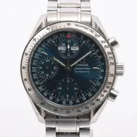 オメガ スピードマスター　トリプルカレンダー 3523.80 SS AT 青文字盤
