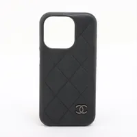 シャネル iPhoneケース キャビアスキン マトラッセ 31756042