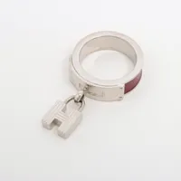 エルメス ケリー GP×革 スカーフリング ブラック Aランクの買取