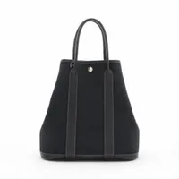 エルメス ガーデンファイルPM トワルオフィシエ×ネゴンダ ブラック シルバー金具