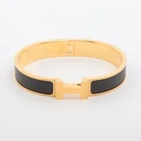 エルメス Hバングル クリックH GP バングル ブラック×ゴールド ＡＢランク